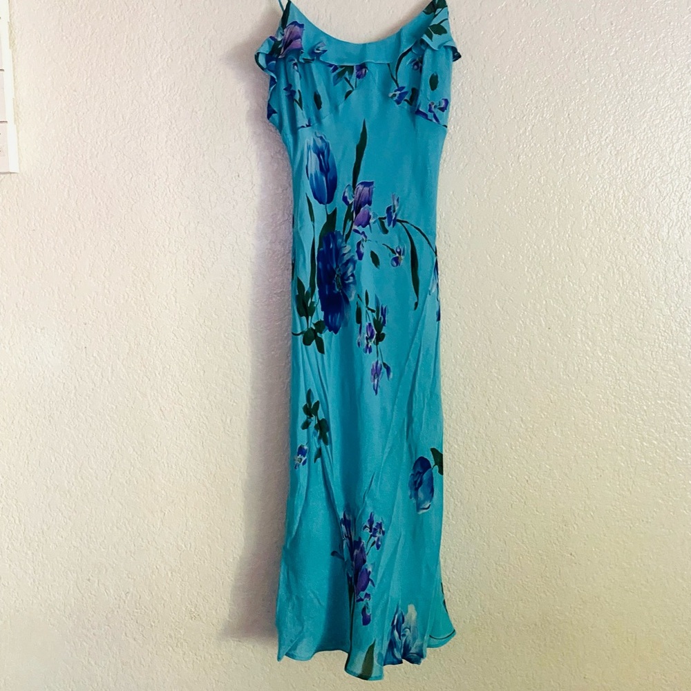Vintage Mannequines Silk Floral Dress